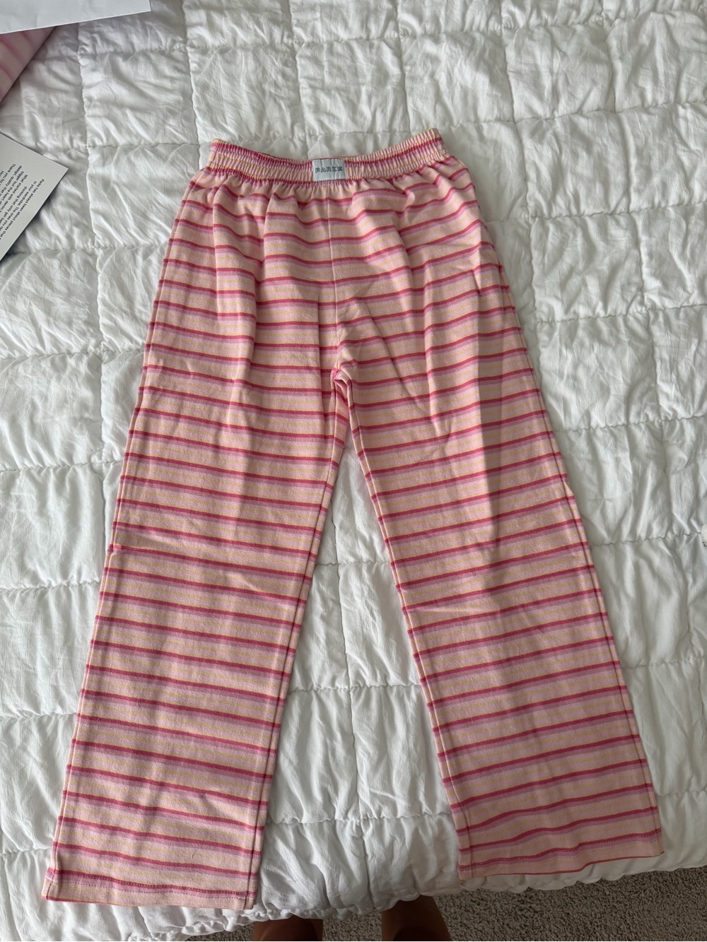PARKE Kids Stripe Boxer Pants - size 7-8Y